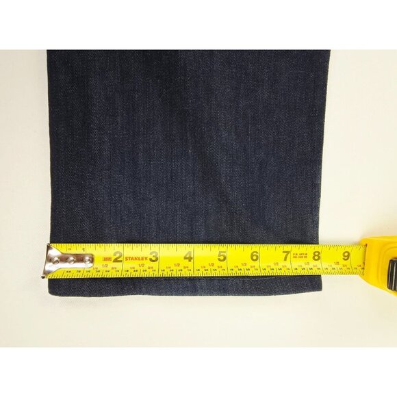 7 For All Mankind Size 33X29 Mens Standard Straight Blue Denim 5 Pocket Jeans - Picture 6 of 11
